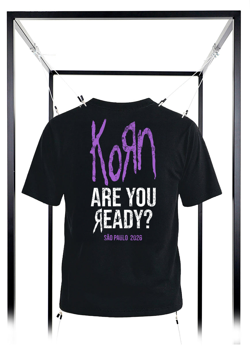 Camiseta PRETA KoRn - Are You Ready? – KASHMIR