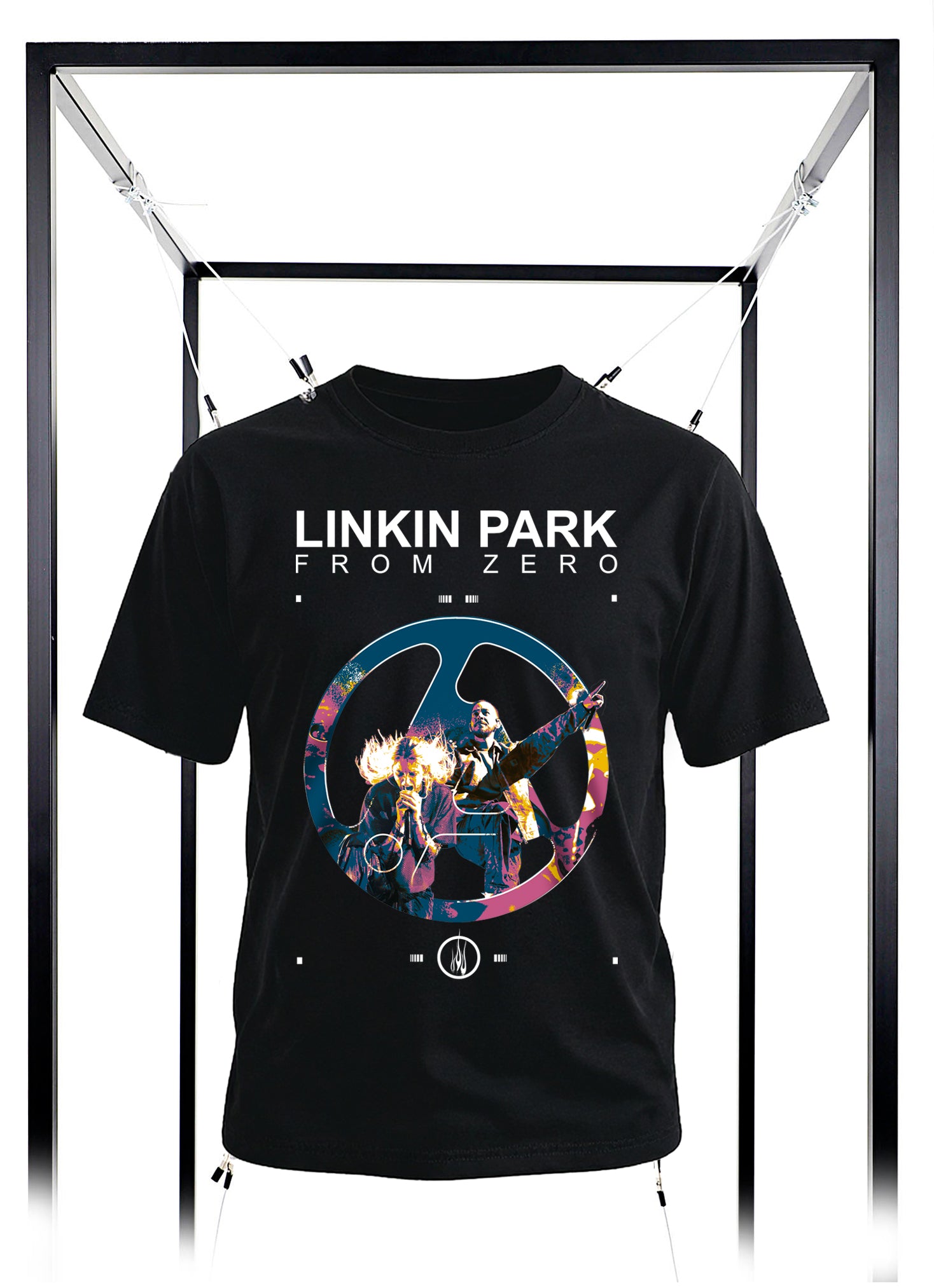 Camiseta PRETA Linkin Park - FROM ZERO – KASHMIR